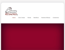 Tablet Screenshot of gafetesmmromero.com